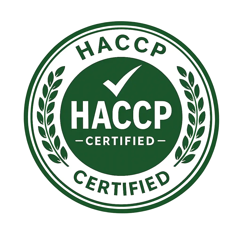 ได้รับการรับรอง HACCP